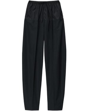 Alexander Wang Drawstring Nylon Trousers - Black