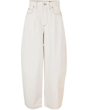 Jacquemus Loose Straight-Leg Jeans - White