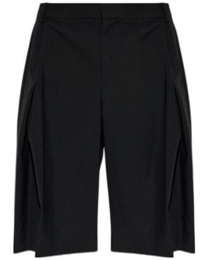 CASABLANCA Pleated Shorts - Black