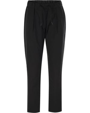 Herno Elastic Waist Casual Trousers - Black