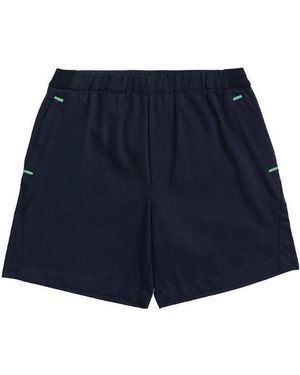 Prada Logo Detail Shorts - Blue