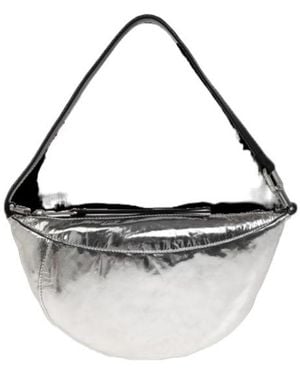 AllSaints Luna Zip Shoulder Bag - White
