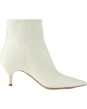 Gabriela Hearst Pointed-Toe Ankle Boots - White