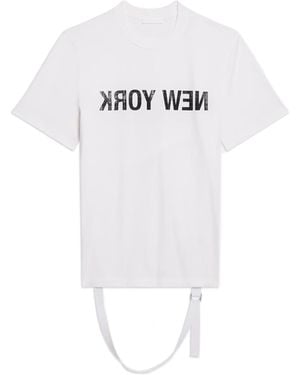 Helmut Lang New York Seatbelt T-Shirt - White