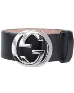 Gucci Belt With Interlocking G Buckle - White
