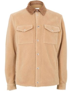 Moncler Fleece Overshirt - Natural