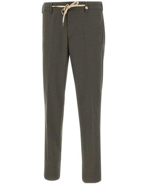 Myths Apollo Drawstring Straight-Leg Trousers - Grey
