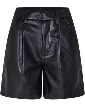 Anine Bing Belt Loop Shorts - Black