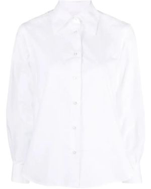 Officine Generale Long-Sleeve Cotton Shirt - White