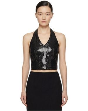 Marissa Chiara Zipper Vest - Black