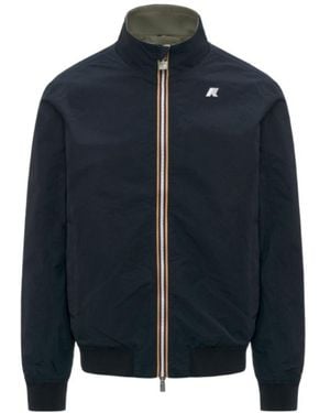 K-Way Reversible Zip-Up Jacket - Blue