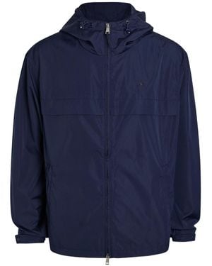 Polo Ralph Lauren Logo-Embroidered Hooded Shell Jacket - Blue