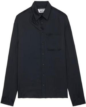 Zadig & Voltaire Long-Sleeved Dropped-Shoulder Shirt - Blue