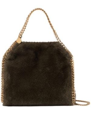 Stella McCartney Falabella Mink Mini Tote Bag - Black