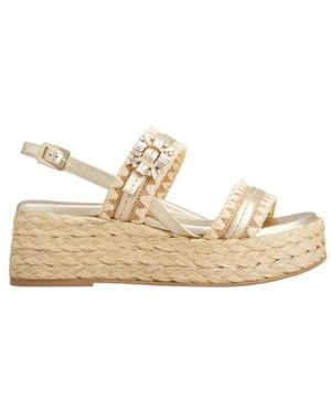Roger Vivier Wedge Sandals - Natural