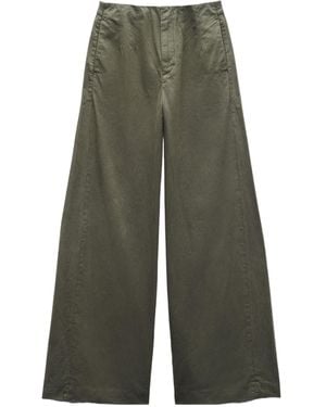 Rag & Bone Wide-Leg Trousers - Green