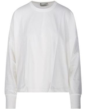Studio Nicholson Loop Long Sleeved Crewneck T-Shirt - White
