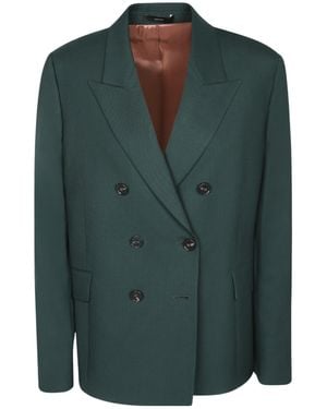 Paul Smith Double-Breasted Blazer - Green
