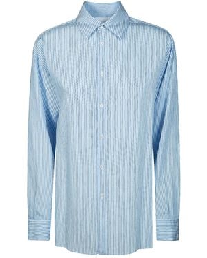 Dondup Loose-Fit Striped Shirt - Blue