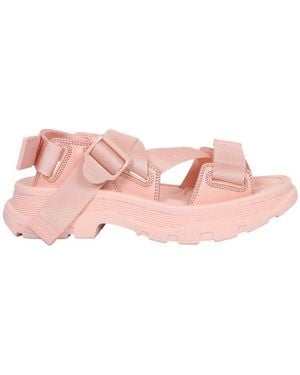 McQueen Tread Strapped Sandals - Pink