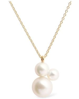 Sophie Bille Brahe Stellari Pearl Pendant Necklace - Metallic
