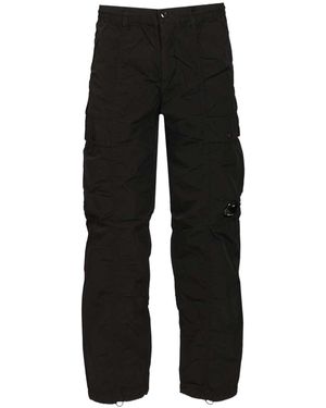 C.P. Company Chrome-R Regular Cargo Lens Trousers - Black