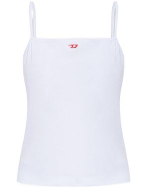 DIESEL Logo Vest - White