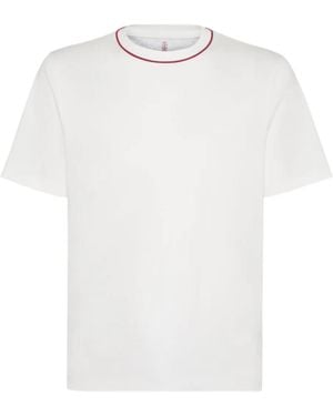 Brunello Cucinelli Cotton T-Shirt - White