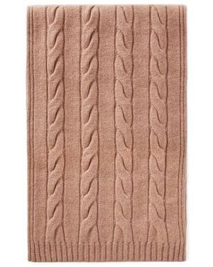 Loro Piana Napier Knitted Scarf - Pink