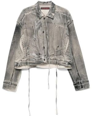 OTTOLINGER Layered Denim Jacket - Grey
