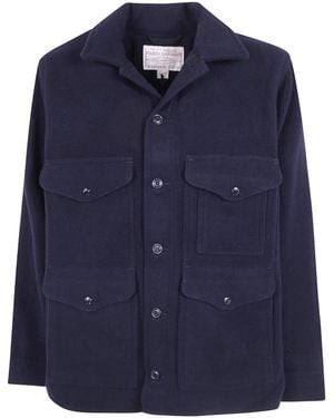 Filson 'Mackinaw' Multi-Pocket Jacket - Blue