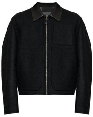 Givenchy Collared Long-Sleeved Casual Jacket - Black