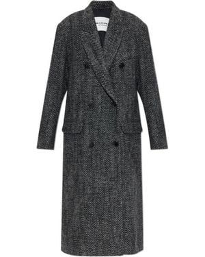 Isabel Marant Long-Sleeved Coat - Black