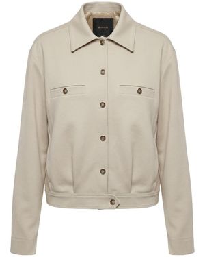 Pinko Single-Breasted Casual Jacket - Natural