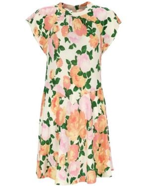 Stella McCartney Floral Printed Mini Dress - Multicolour