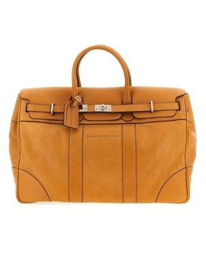 Brunello Cucinelli Country Duffel Bag - Brown
