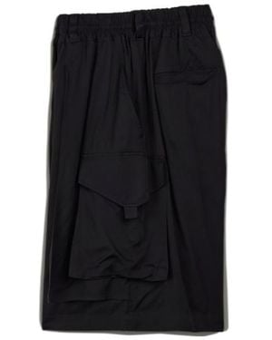 Y-3 Drawstring Knee-Length Shorts - Black