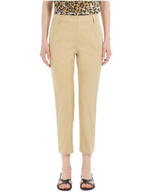 Weekend by Maxmara Belt-Loop Casual Pants - Natural