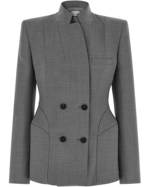 GIUSEPPE DI MORABITO Double-Breasted Blazer - Grey