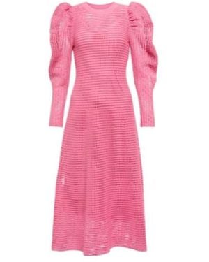 Ulla Johnson Long Sleeve Dress - Pink