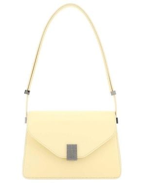 Lanvin Concerto Pm Foldover Top Shoulder Bag - Metallic