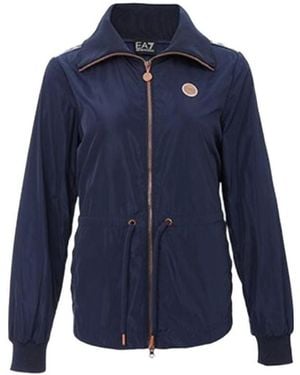 EA7 Logo Details Casual Jacket - Blue