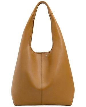 Ami Paris Etienne Leather Hobo Bag - Brown