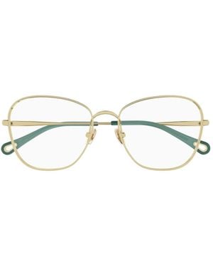 Chloé Chloé Eyewear Cat-Eye Glasses - White