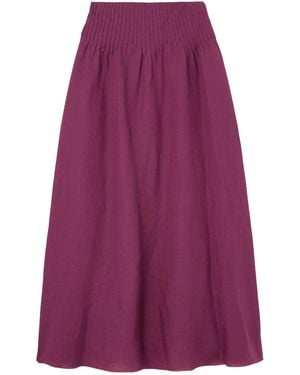 Gabriela Hearst Penelope Skirt - Purple