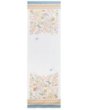 Etro Paisley Printed Scarf - White