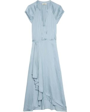 Zadig & Voltaire Randall Midi Dress - Blue