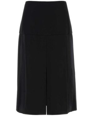 Jil Sander Slit Skirt - Black