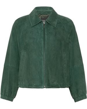 Weekend by Maxmara Suede Jacket - Green