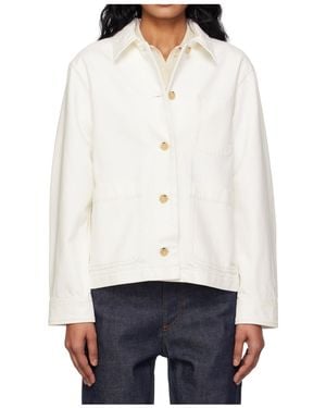 A.P.C. Nikkie Denim Jacket - White